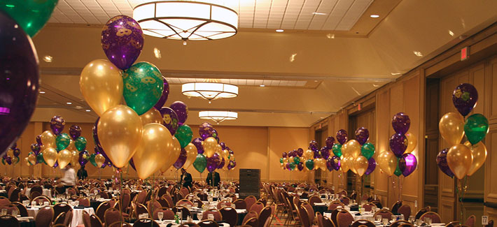 balloons at a party