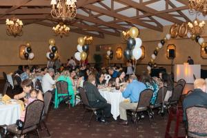 60th Birthday Party Balloons, Mylar Balloons, Black and Gold Balloons, Balloon Centerpieces